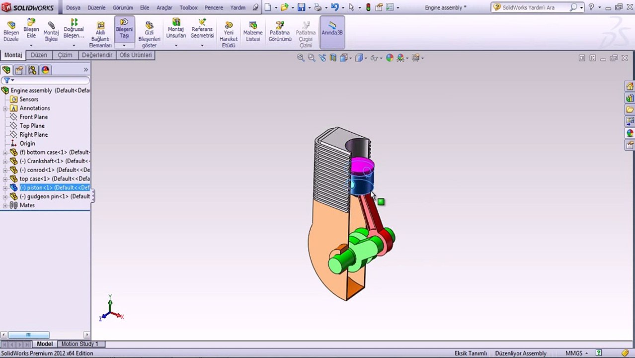 solidworks Teknik Resime Giriş