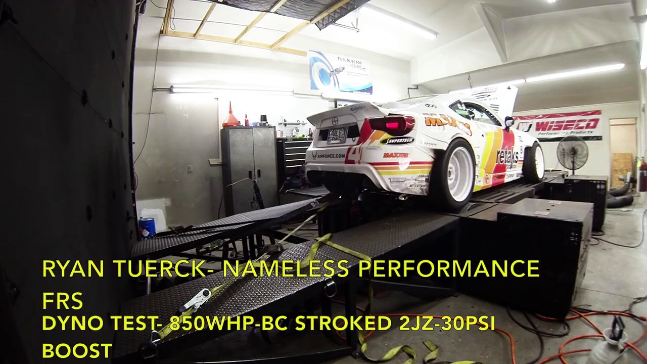 Pro Drift Car-850 WHP-Dyno Flames