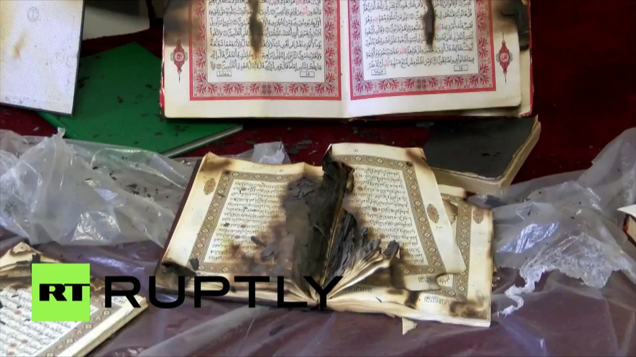 Les images de la salle de prière musulmane vandalisée en Corse