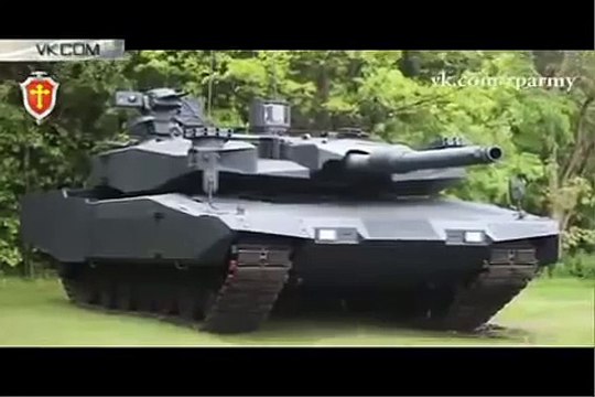 APU run in a German tank Leopard under Shirokino 2015