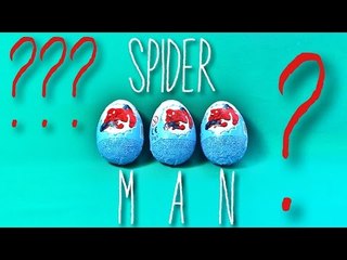 ✔ Шоколадные яйца - Киндер Сюрпиз. Новая игрушка - Человек-Паук. Видео для детей / Spider-man ✔