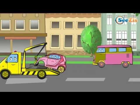 Кreskówki dla dzieci: Laweta i Walec - Tow truck and Road roller | Budowa drogi