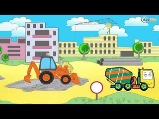 下载视频: Wielka Betoniarka Bajki Dla Dzieci Auta i Maszyny budowlane cartoons for kids