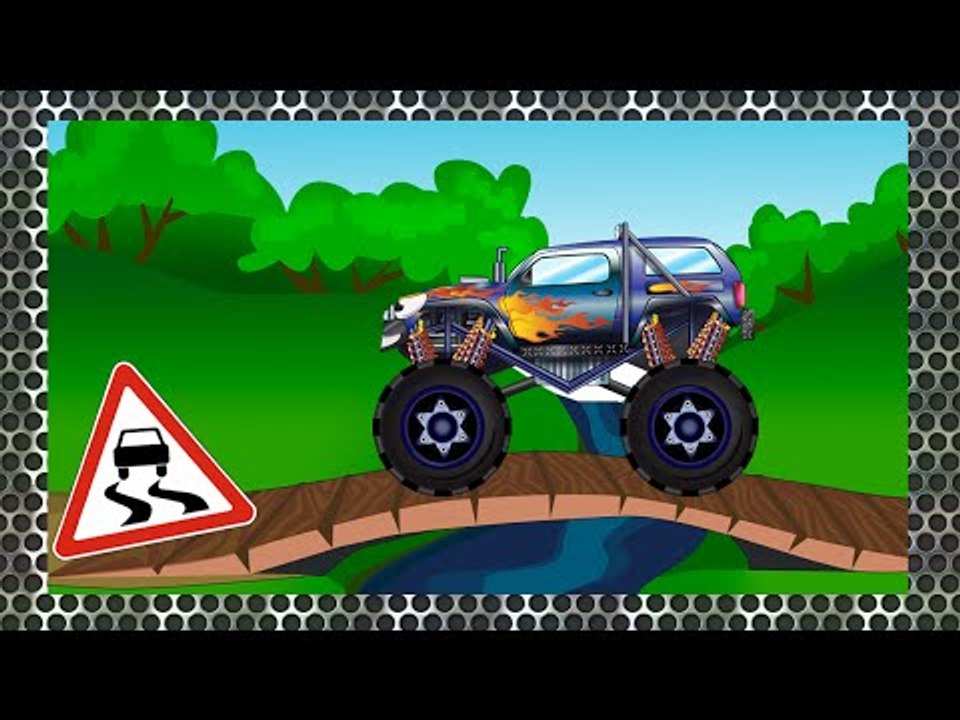 ✔ Monster Truck Kompilacja dla dzieci. Samochody Kreskówki dla dzieci. 10 minut. ✔