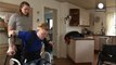 Paralyzed man walks again