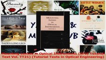 Read  Mounting Lenses in Optical Instruments SPIE Tutorial Text Vol TT21 Tutorial Texts in Ebook Free