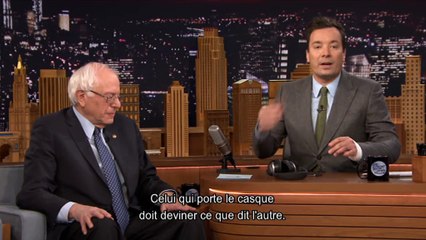 Whisper Challenge avec le sénateur Bernie Sanders - The Tonight Show du 08/12/15 sur MCM!