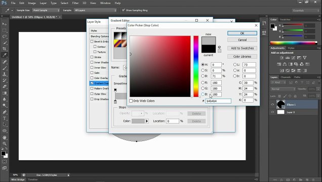 Tutorial - How to Design Glossy Logo in Photoshop cs6 - Professional Logo Design