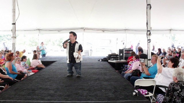 Duke Mason live at the tent at Graceland Crossing Elvis Week 2014