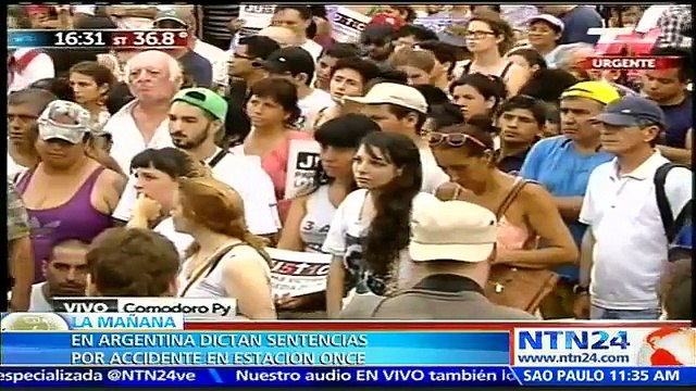 Justicia argentina dicta penas contra funcionarios implicados en accidente ferroviario en 2012