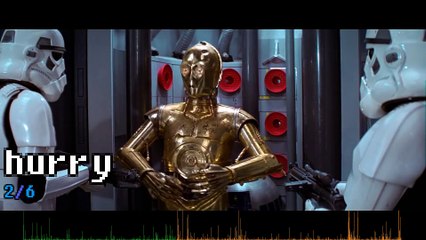 Tout les mots prononcés dans Star Wars IV en une seule vidéo