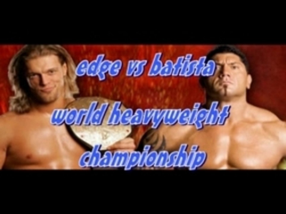 Judgement day 07 matches