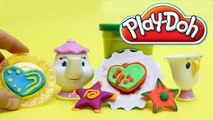Play Doh Belle Magical Tea Party Toy Playset Disney Princess Beauty and the Beast playdoug