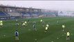 Cristiano Ronaldo makes a beautiful rabona pass at a Real Madrid training session with back heeling a pass during a drill.