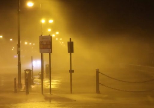 Storm Frank Engulfs Irish Seaside Town