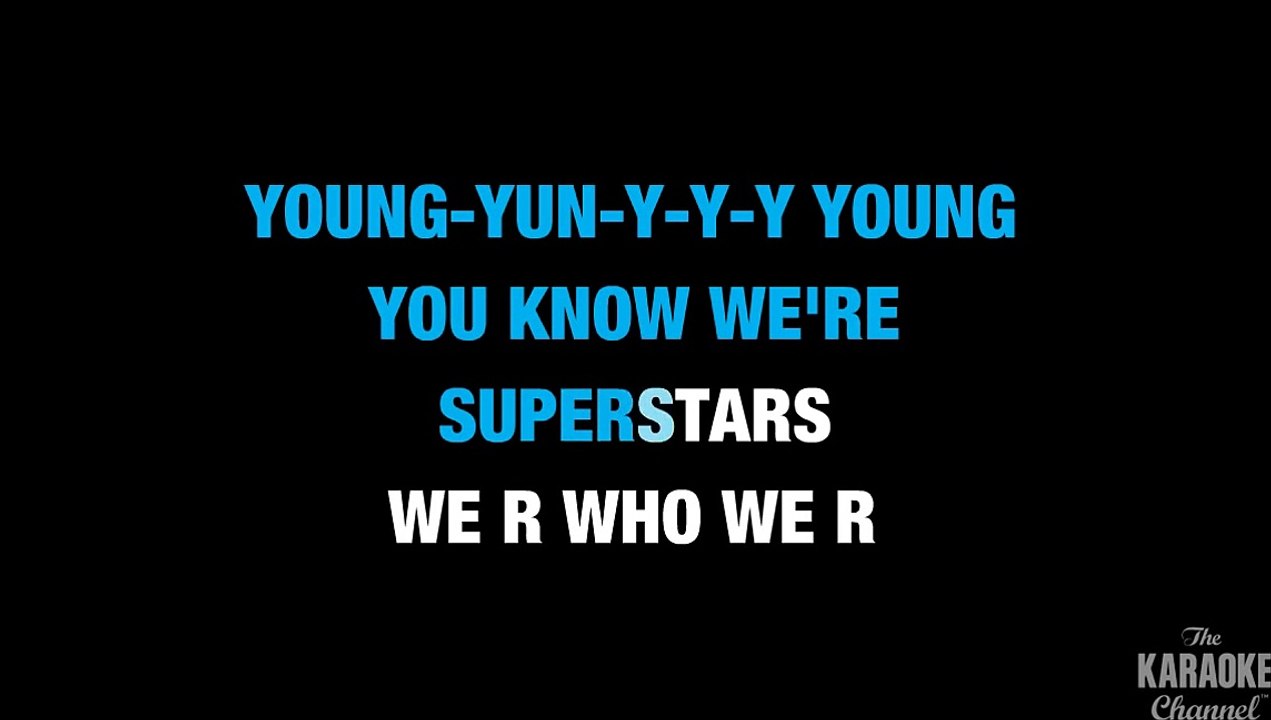 We R Who We R in the Style of Kesha with lyrics (no lead vocal)