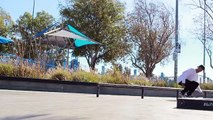 Skater Does CRAZY Darkslide | Skating tricks