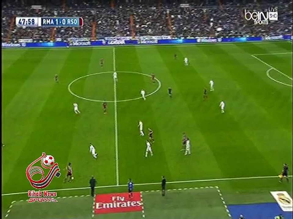هدف ريال سوسييداد الاول ( ريال مدريد 1-1 ريال سوسييداد ) الدوري الاسباني