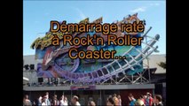 raté Démarrage raté à Rock'n Roller Coaster à Disneyland Paris [HD] Disney