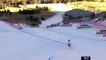 Coupe du monde de ski alpin: Un skieur emporte une porte lors d'une descente