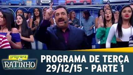 Programa do Ratinho 29.12.15 - Terça - Parte 1
