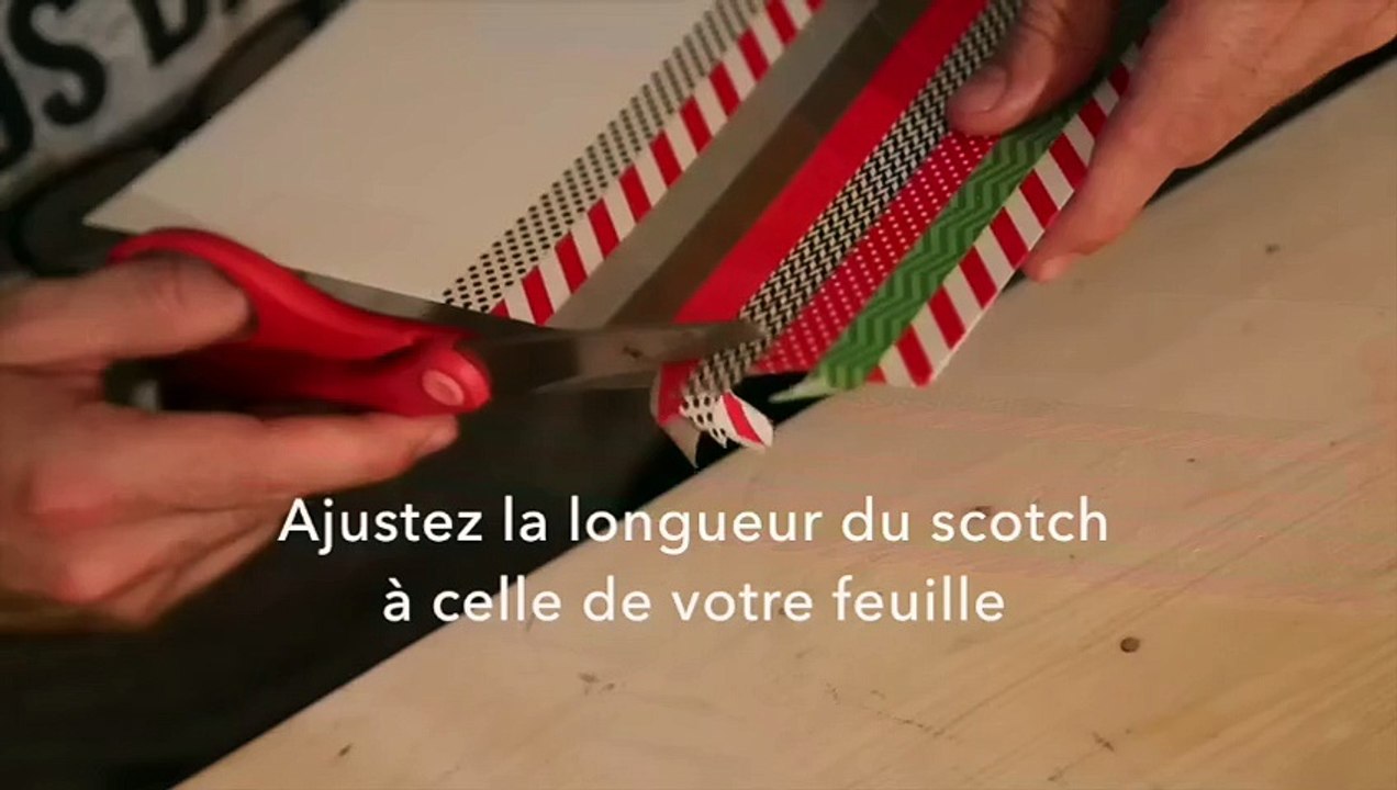 DIY : Fabriquer des guirlandes de Noël en masking-tape