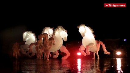 Quimper. Majestueux spectacle final, mais écourté, aux Échappées