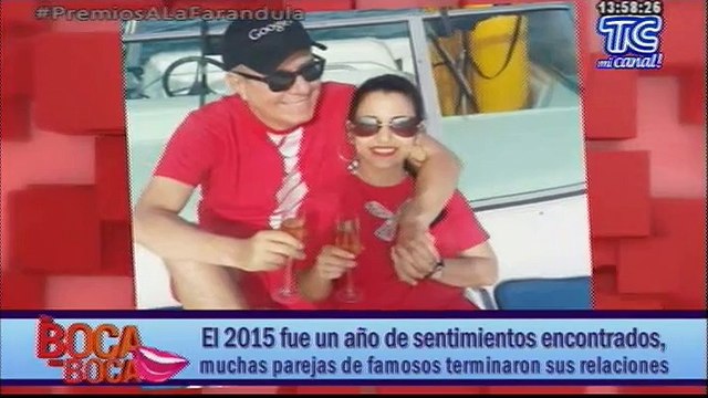 El 2015 fue un año de sentimientos encontrados, muchas parejas de famosos terminaron sus relaciones