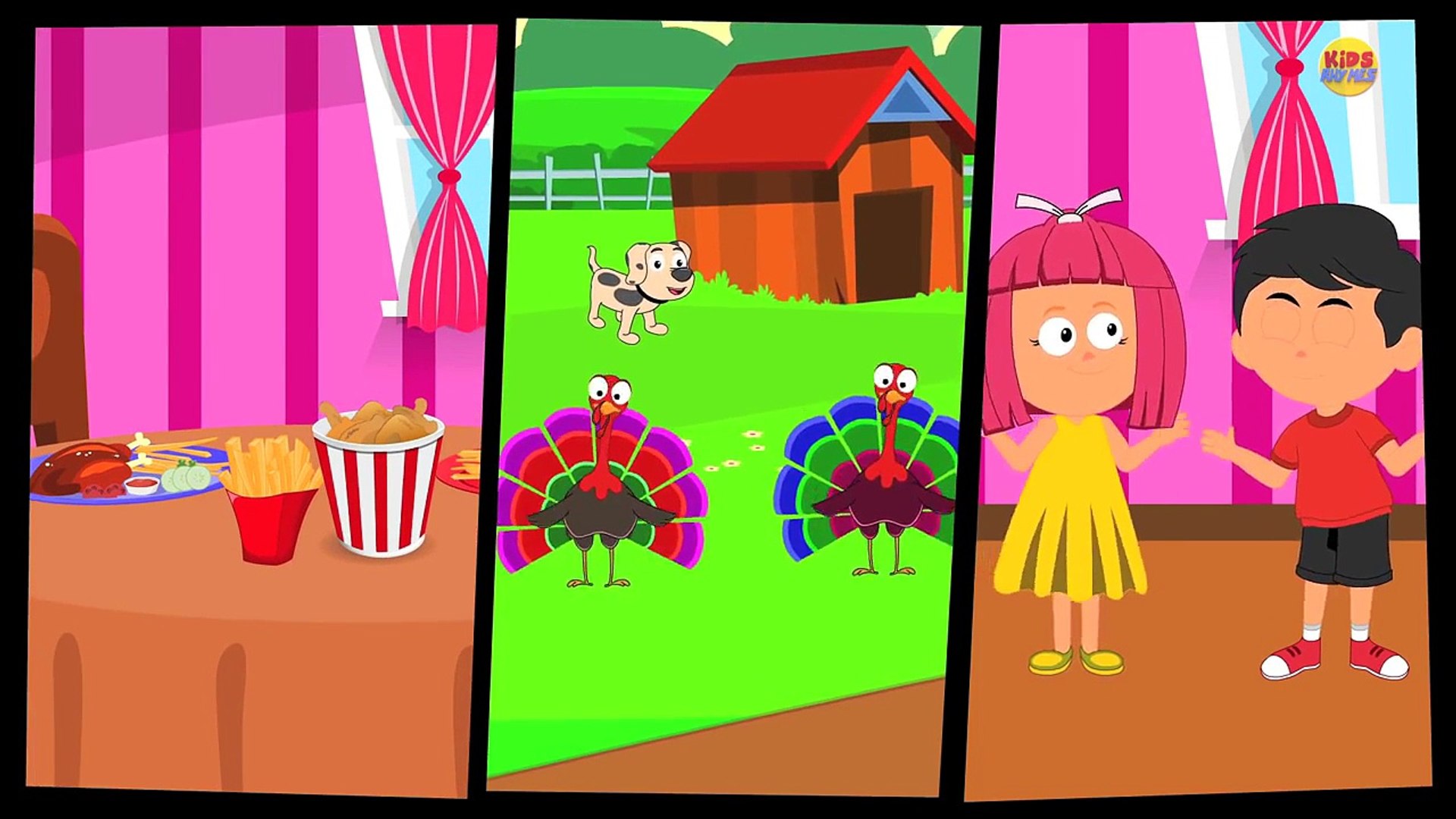 ⁣Turkey Goes Gobble Gobble | Thanks Giving Songs For Children