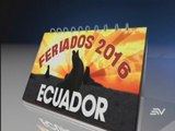 Definido el calendario de feriados 2016