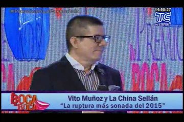 Fuerte reacción de Vito Muñoz al recibir premio de “La ruptura más sonada del 2015”