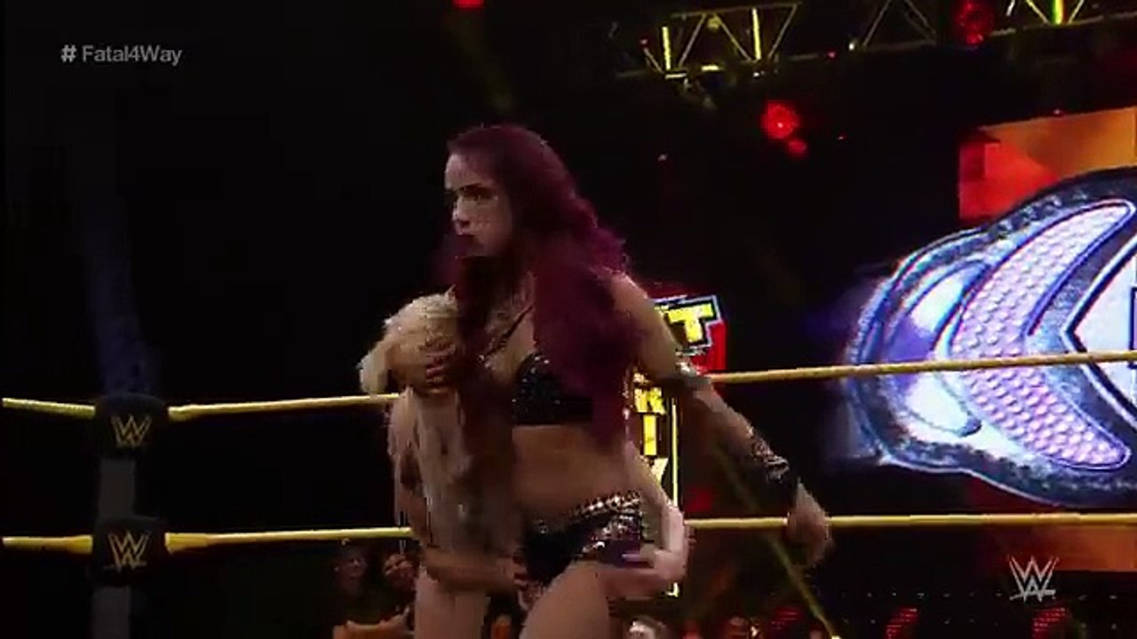 Charlotte vs Bayley vs Sasha Banks vs Becky Lynch NXT TakeOver Rival Feb 11 2015