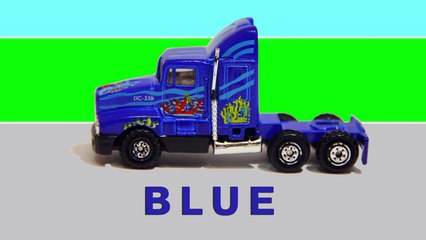 Toy Car Clown Cars & Trucks Learn Colors! Videos for Kids