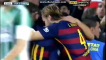 Barcelona 2-0 Real Betis Half Time Goals 30-12-2015