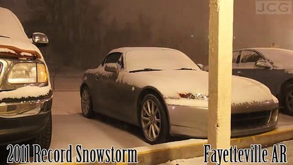 Tempesta di neve record: il time lapse è impressionante