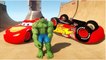 ANGRY HULK SMASH LIGHTNING MCQUEEN CARS! (Disney Pixar) PARODY (Rayo Macuin) + Nursery Rhy