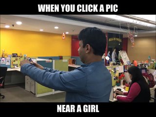 When You Click A  Pic Near A Girl by RJ Naved