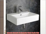 Lamezia Ceramic Rectangular Wash Basin Sink