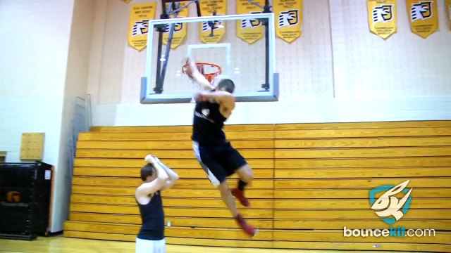 New CRAZY Dunk By 6'1 Jordan Kilganon! Scorpion Dunk!