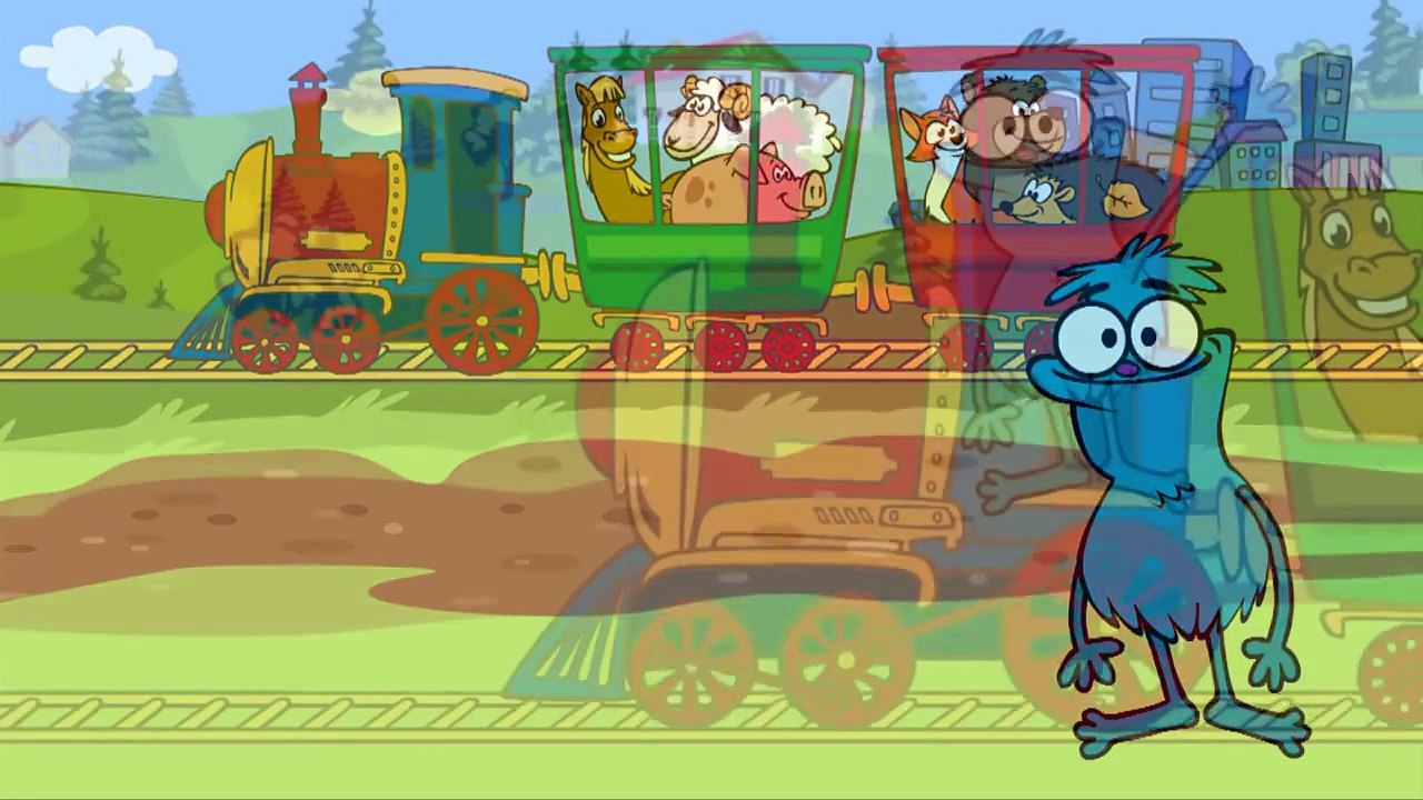 Choocha Funnyboy Clown Rides a TRAIN to the ZOO! Interactive Cartoon Games