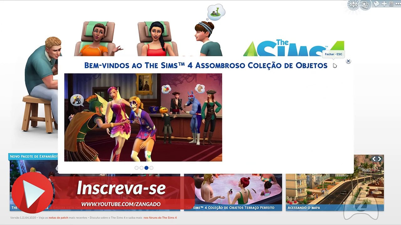 The Sims 4 - Spooky Stuff (Halloween) : Conferindo o Game