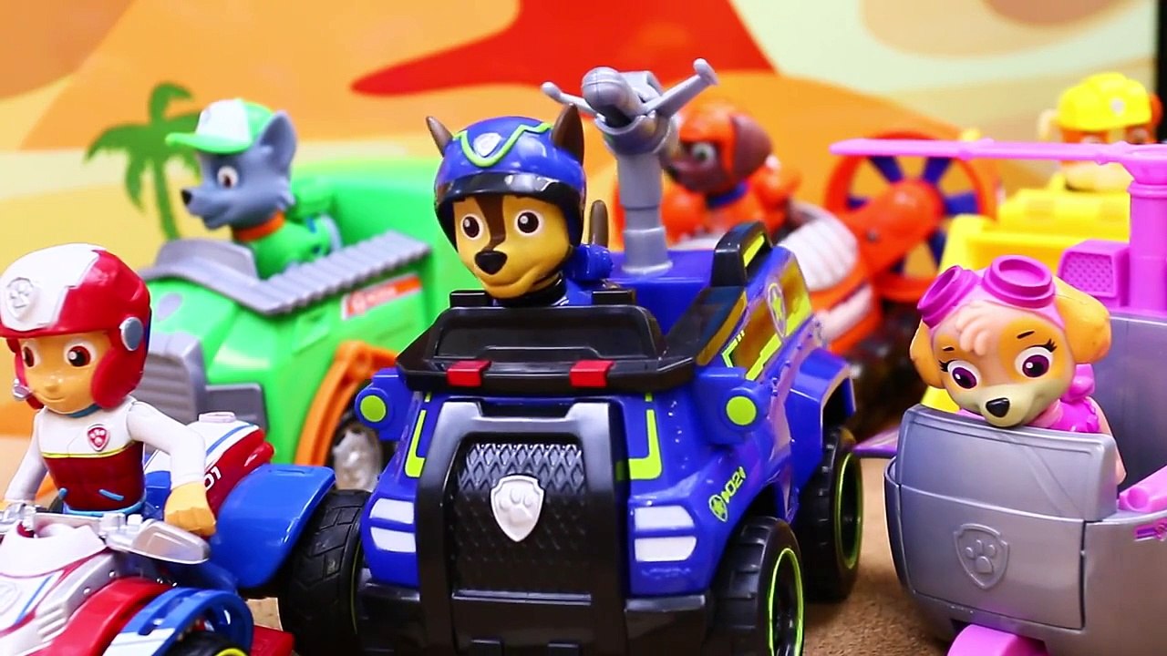 Paw Patrol Skye Helicopter and Chase Spy Cruiser Rescues Duplo Lego Spiderman Parody