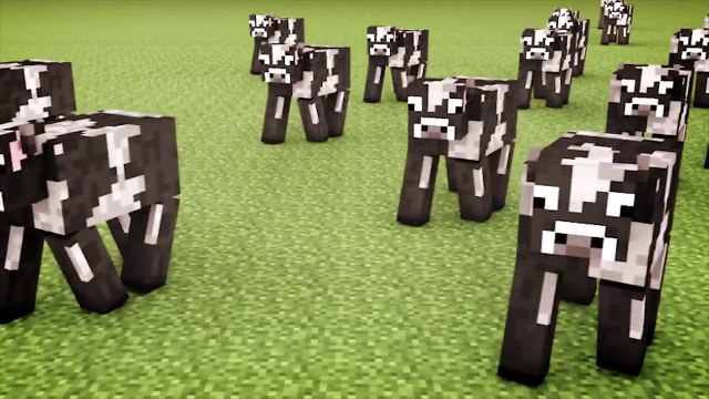 Minecraft Cows & Minecraft Cows & Minecraft Cows (Minecraft Animation)