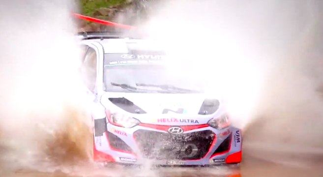 Los mejores chapuzones del Hyundai i20 WRC en 2015