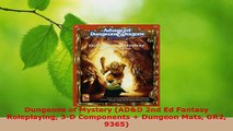 PDF Download  Dungeons of Mystery ADD 2nd Ed Fantasy Roleplaying 3D Components  Dungeon Mats GR2 PDF Online