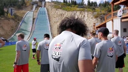 Mountain Running Up a Ste[E-0] Ski Jump | The Red Bull 400