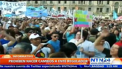 Pdte. Comisión de Libertad de Prensa habla sobre prohibición de cambios en ente regulador de medios en Argentina