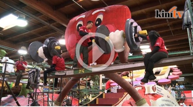 Rose Parade meriahkan sambutan 2016 di Pasadena