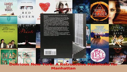 Read  Delirious New York A Retroactive Manifesto for Manhattan Ebook Free