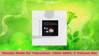 Read  Movies Made for Television 19642004 5 Volume Set Ebook Online
